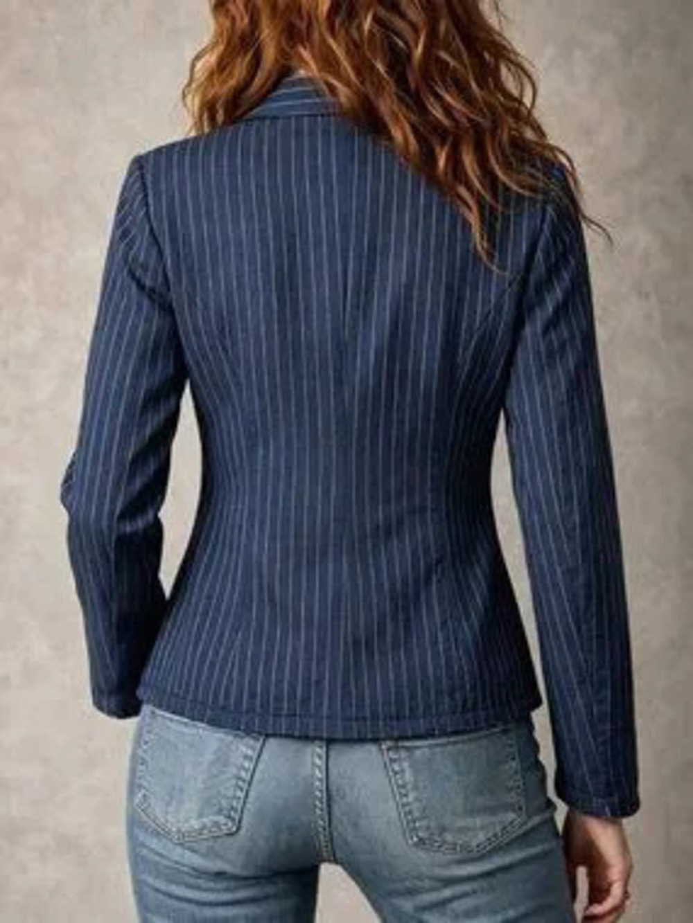 Multicolor Casual Women's Regular Fit Geometric Open-Front Jacket